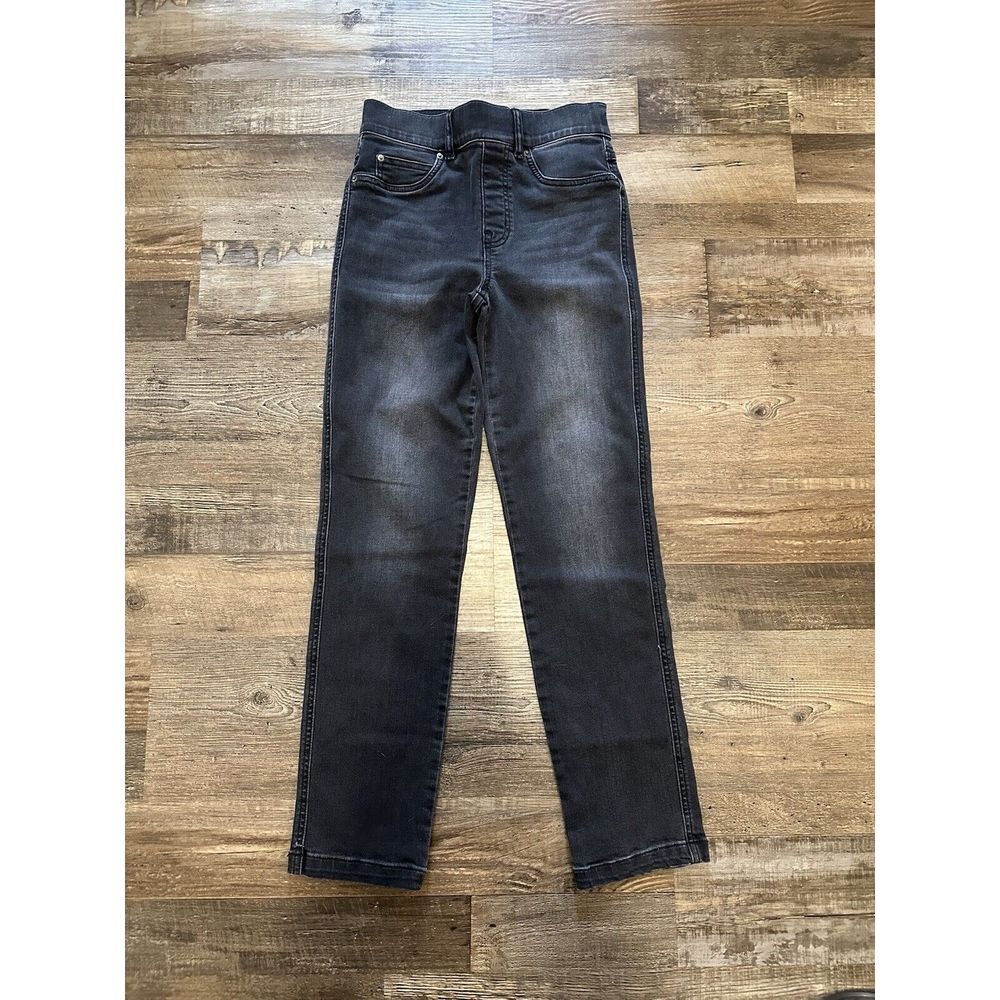NEW Spanx Women's Size XS Jean Legging Clean Black Washed Stretch Jeggings